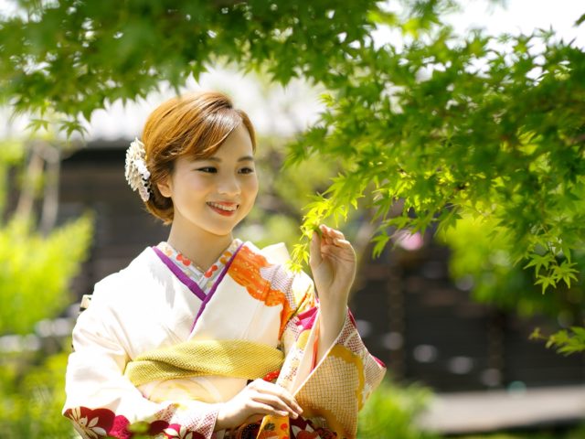 成人式「外で」