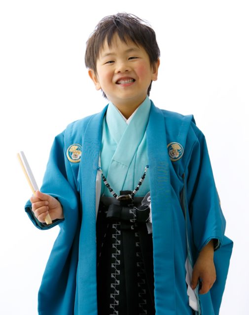 七五三「袴で」