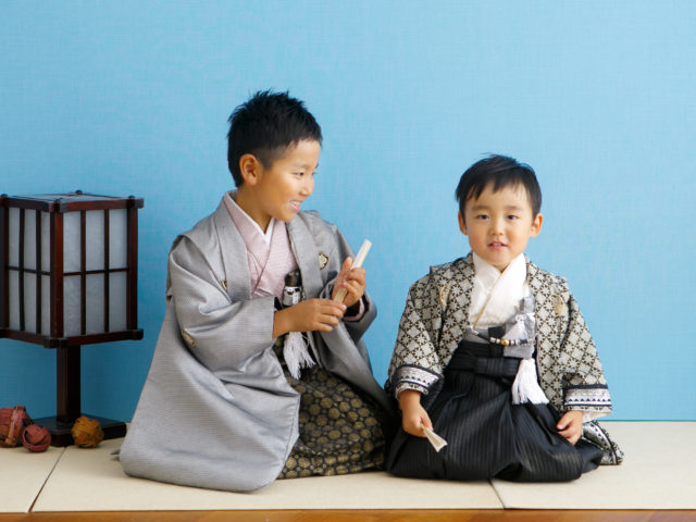 七五三「兄弟で」